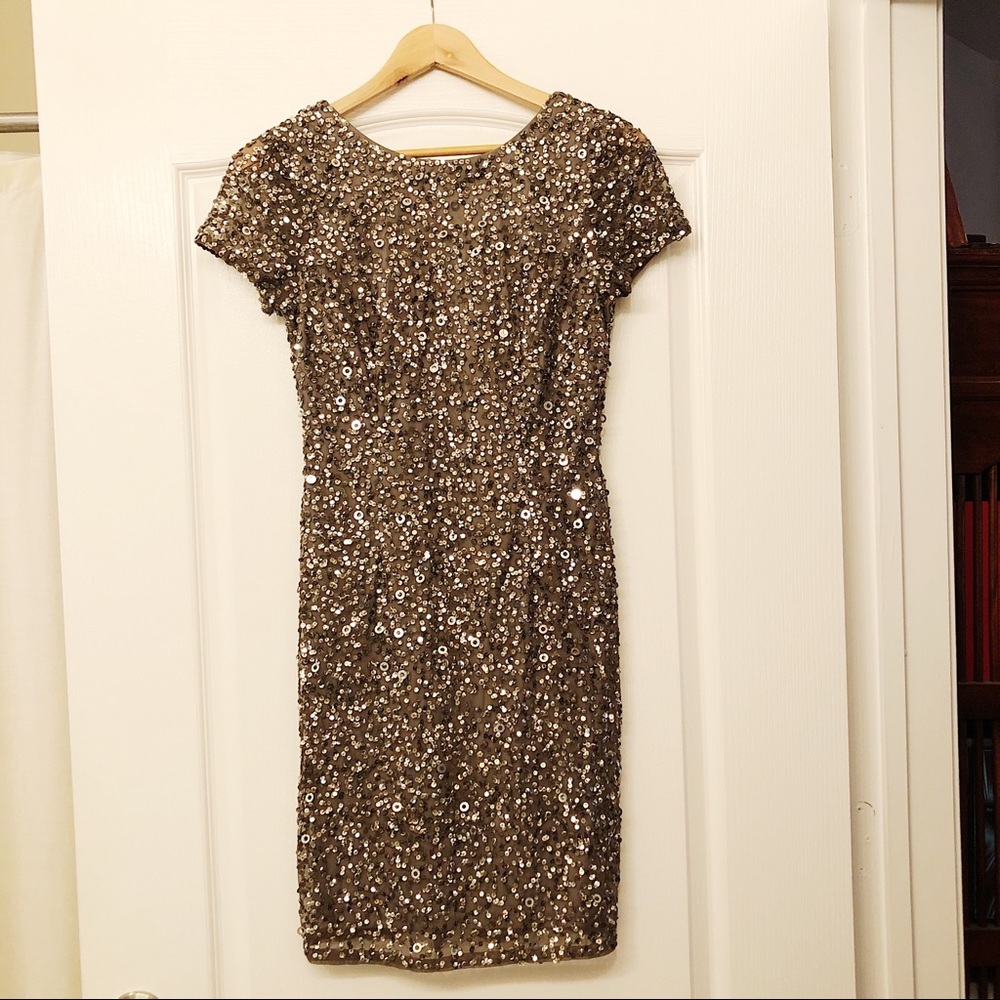 Adrianna Papell sequin embellished Dress